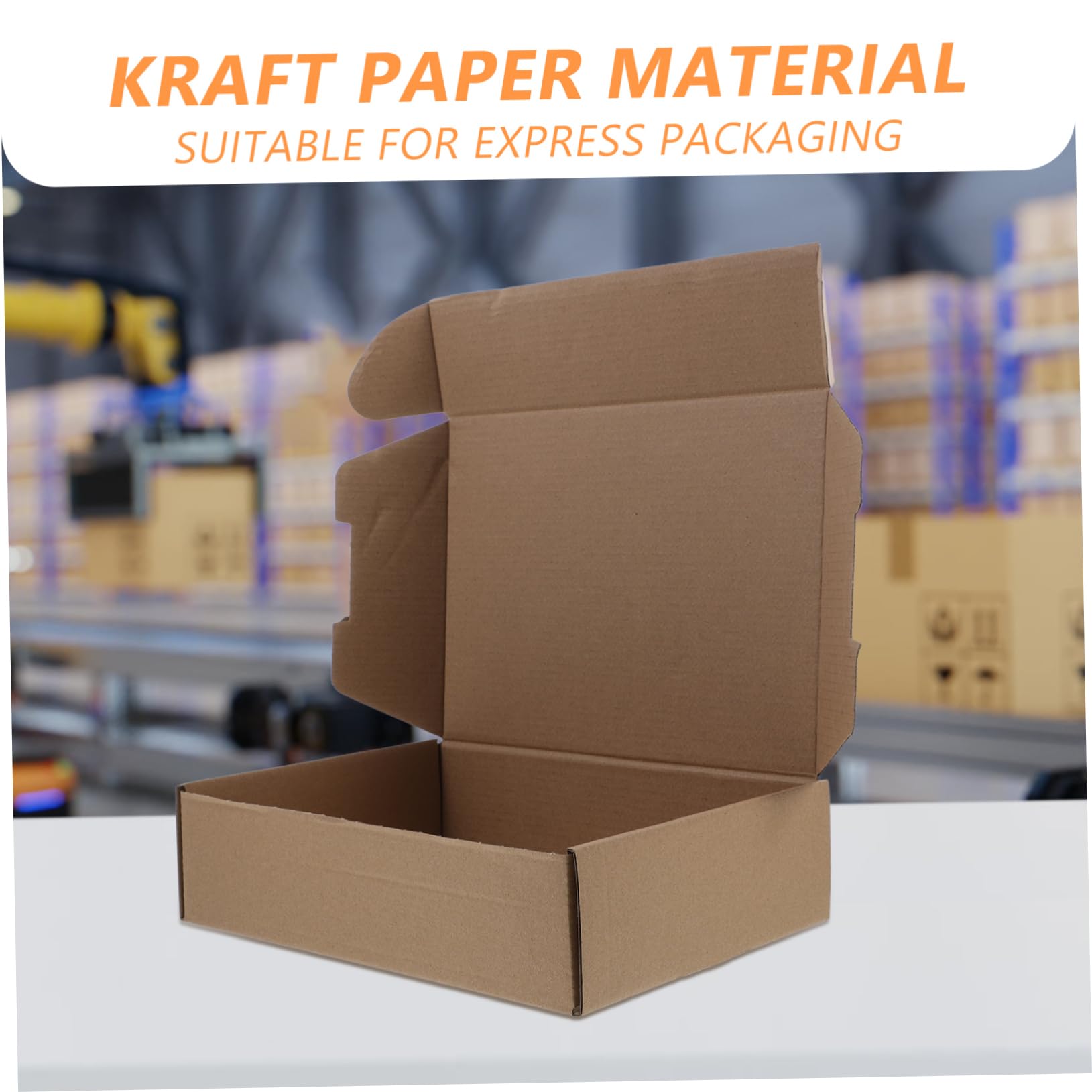 Lurrose 25pièces Lot de Boîtes Emballage Carton à Assembler Cartons Expédition Plats pour Transporter Petits Objets