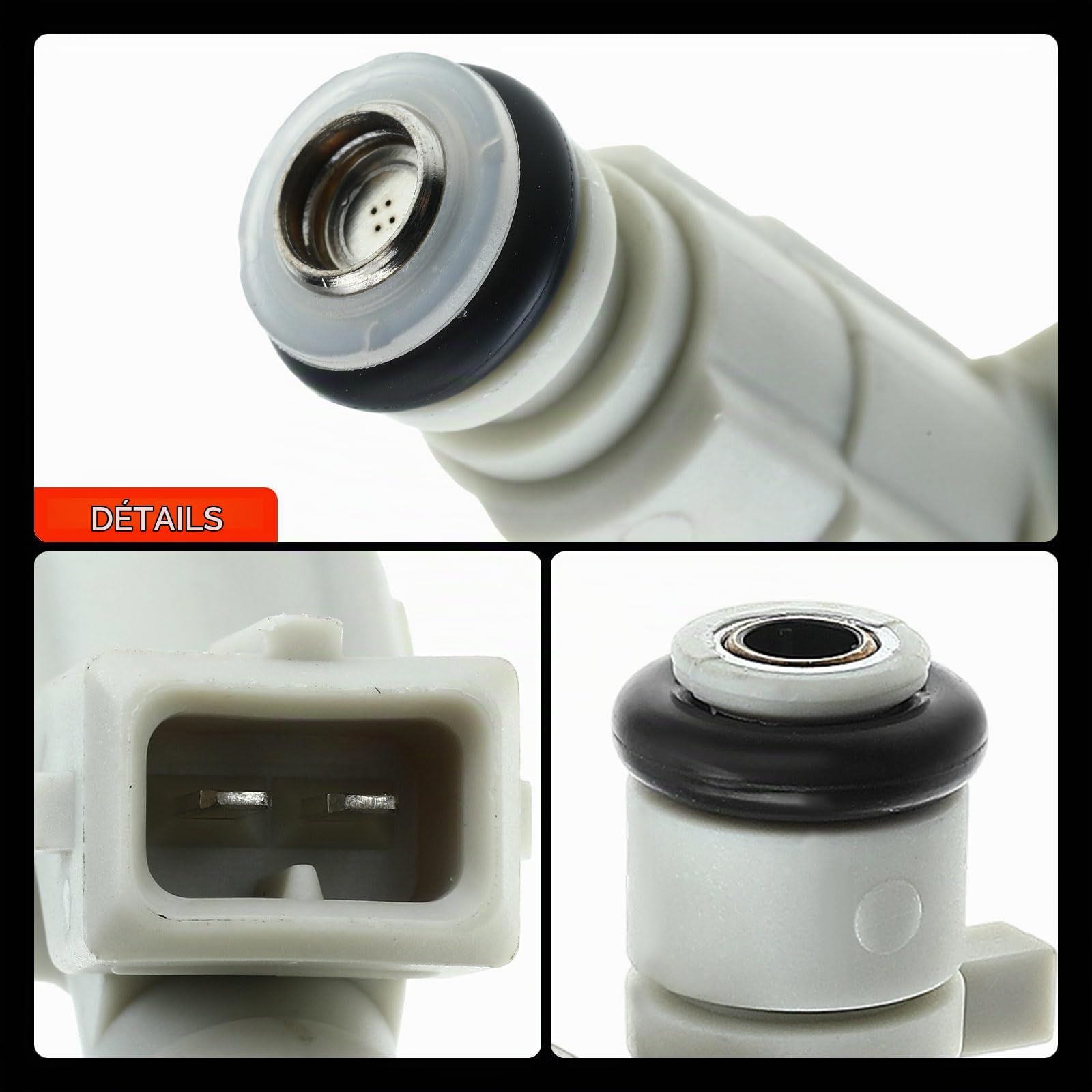 Frankberg 4x Buse d'injecteur de carburant 0280155809 | Compatible avec: Xantia Break X1 X2, 406 Pause 8E/F, 306 7B N3 N5, 306 Cabriolet 7D N3 N5, Xantia X1 X2, 406 8B