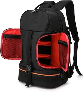 Professional Digital SLR Camera Backpack Large Photography Bag Stand Holder Waterproof Rain Cover Outdoor Hiking