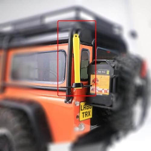 Miniatura 8 de Piezas de decoración RC, martillo de azada de metal y pala compatibles con Tamiya CC01 Axial SCX10 Traxxas TRX-4 D90 D110 110 RC Crawler Truck Car