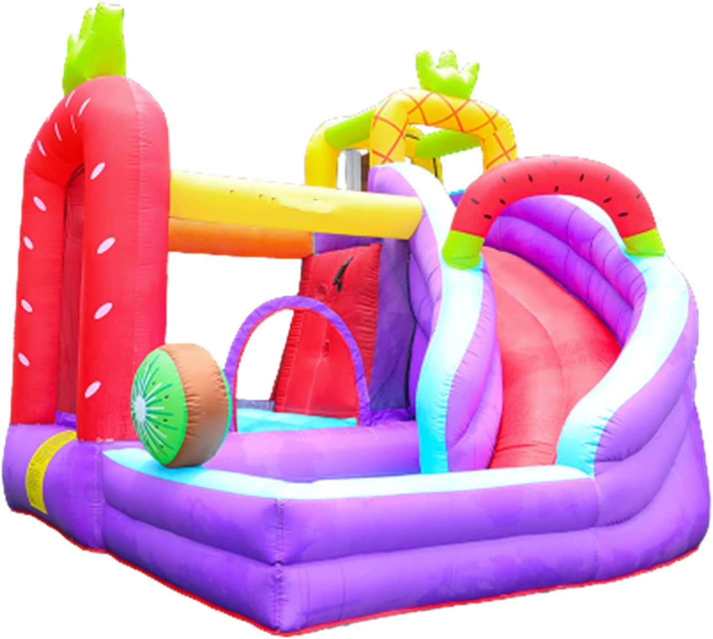 OPFdfhDFH Inflatable castles, Large Inflatable Bounce House Thick Material Portable Bouncy Castle Jumping Playground