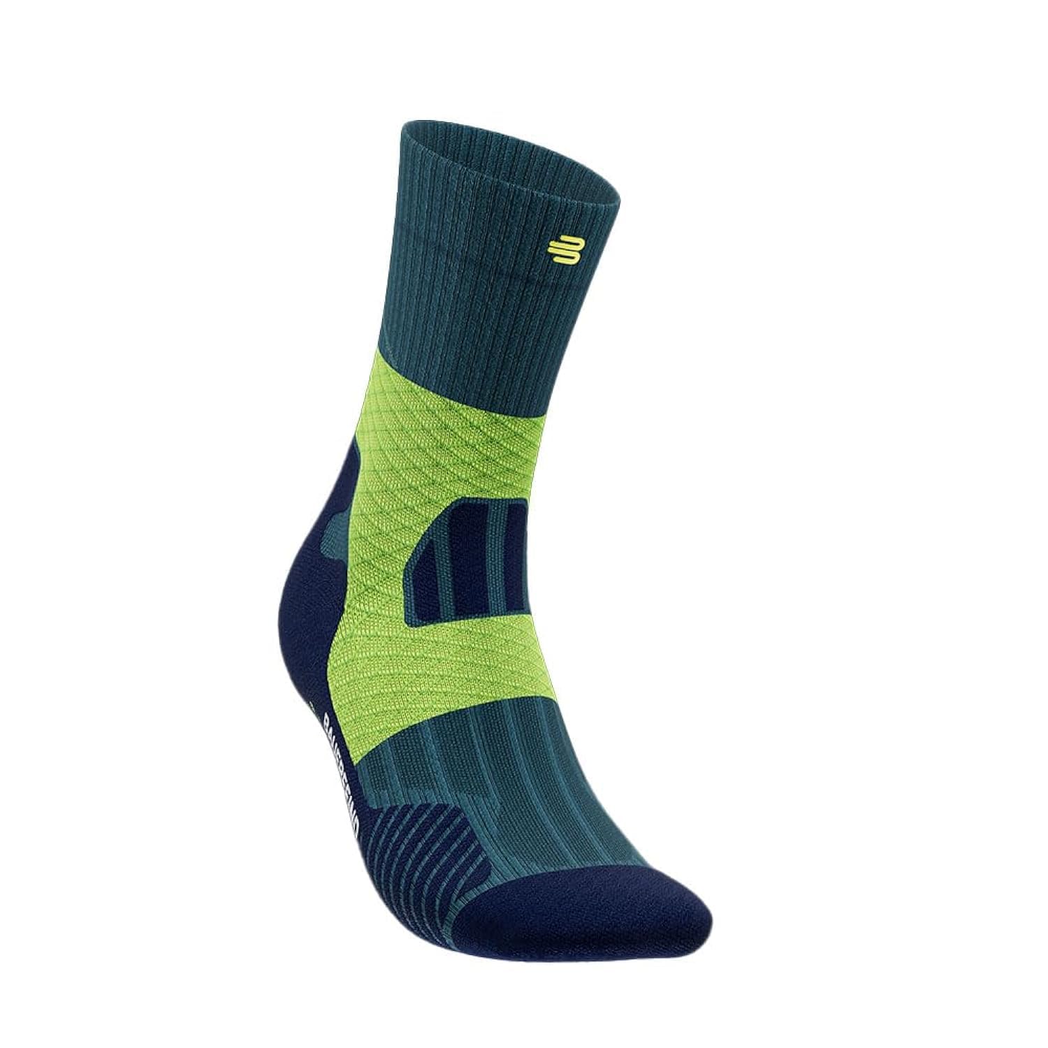 BAUERFEIND Calzini da trailrunning ""​Trail Run Mid Cut Socks"", tè mezzanotte, 39-​42
