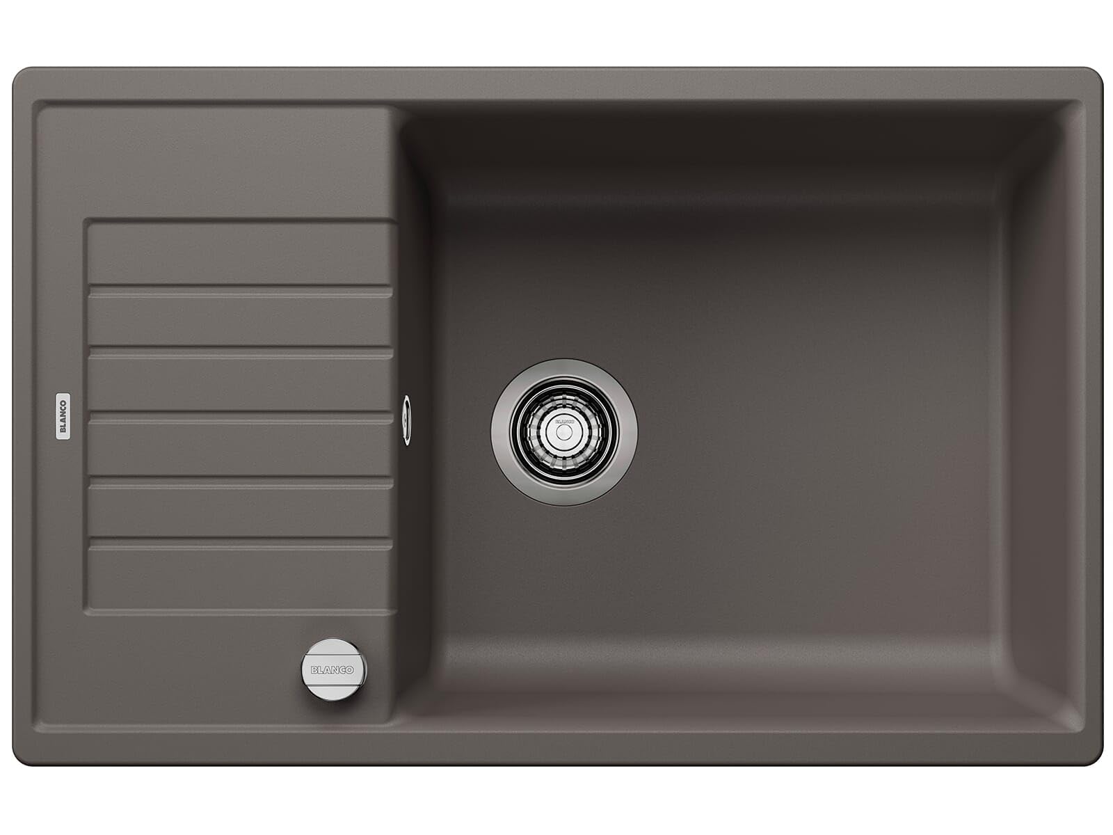 BLANCO ZIA XL 6 S Compact 527396 Silgranita - Reversible, con mando a distancia de desagüe, color gris