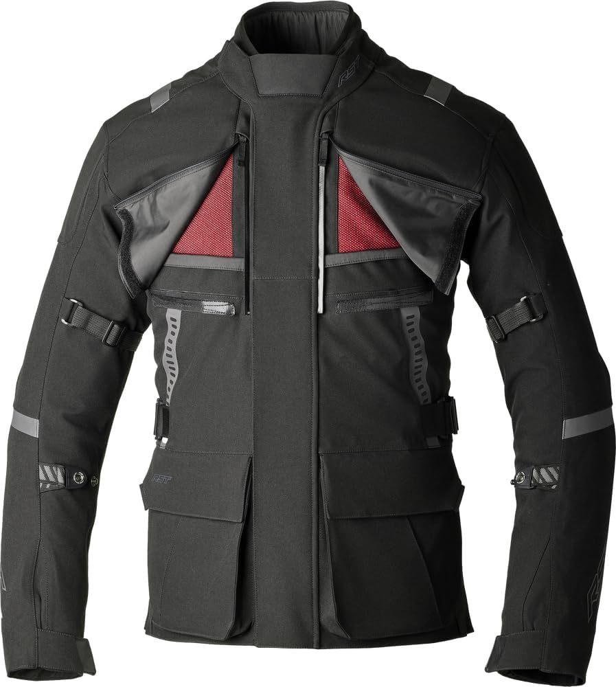 RST Pro Series Vulcan Textile Motorcycle Jacket – Reinforced Construction, CE Certified Armor, Road/Adventure Use