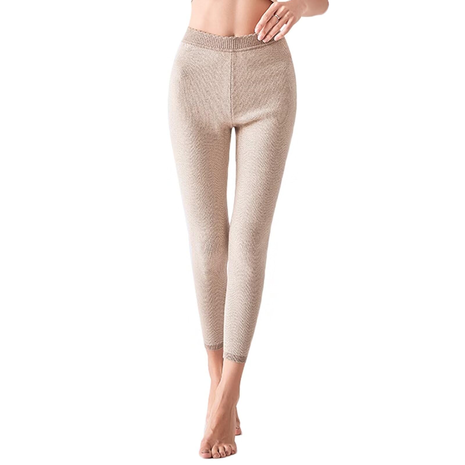 Pantalones Térmicos Hombre Mujer, Mallas Térmicas Hombre 97.1% Cachemir, Capa Base, Pantalones Térmicos Invierno