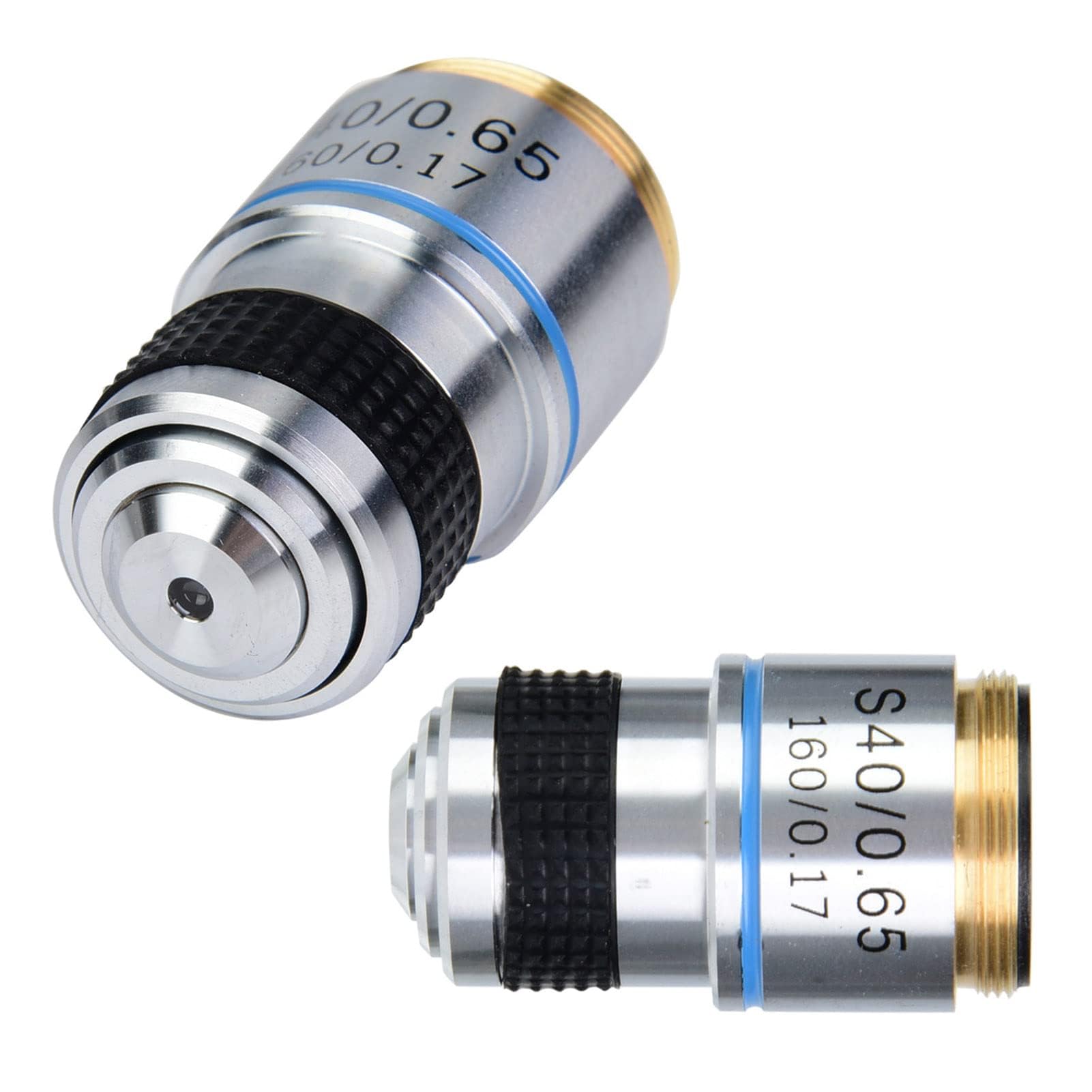 Objectifs Achromatiques 40X 185 Objectif Microscope 40 0.65 160 0.17 SP Lentille éLiminer Les Reflets IndéSirables pour Le Microscope Biologique