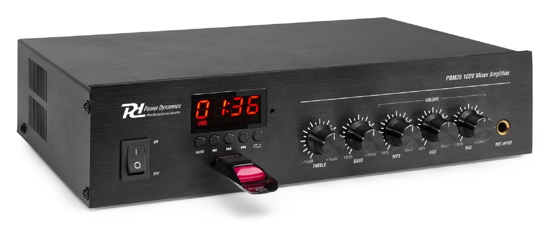 IMPIANTO AUDIO FILODIFFUSIONE 4 CASSE PARETE BLACK BLUETOOTH RADIO FM USB