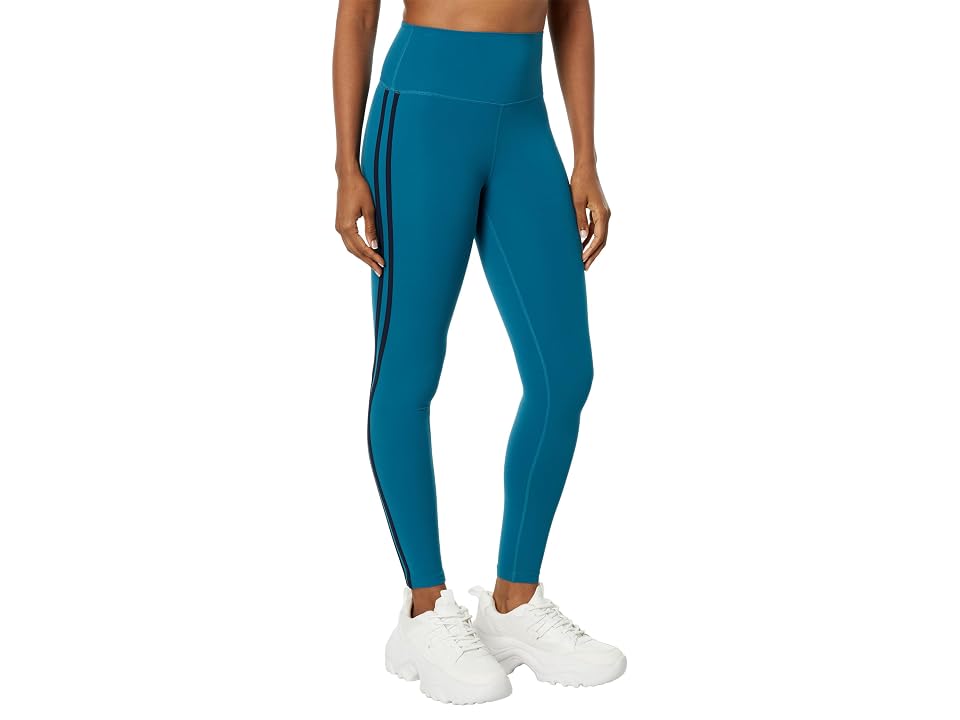 Splits59 Ella High-Waist Airweight 7/8 Leggings (Peacock/Indigo) Women's Casual Pants INTERNATIONAL SHIPPING