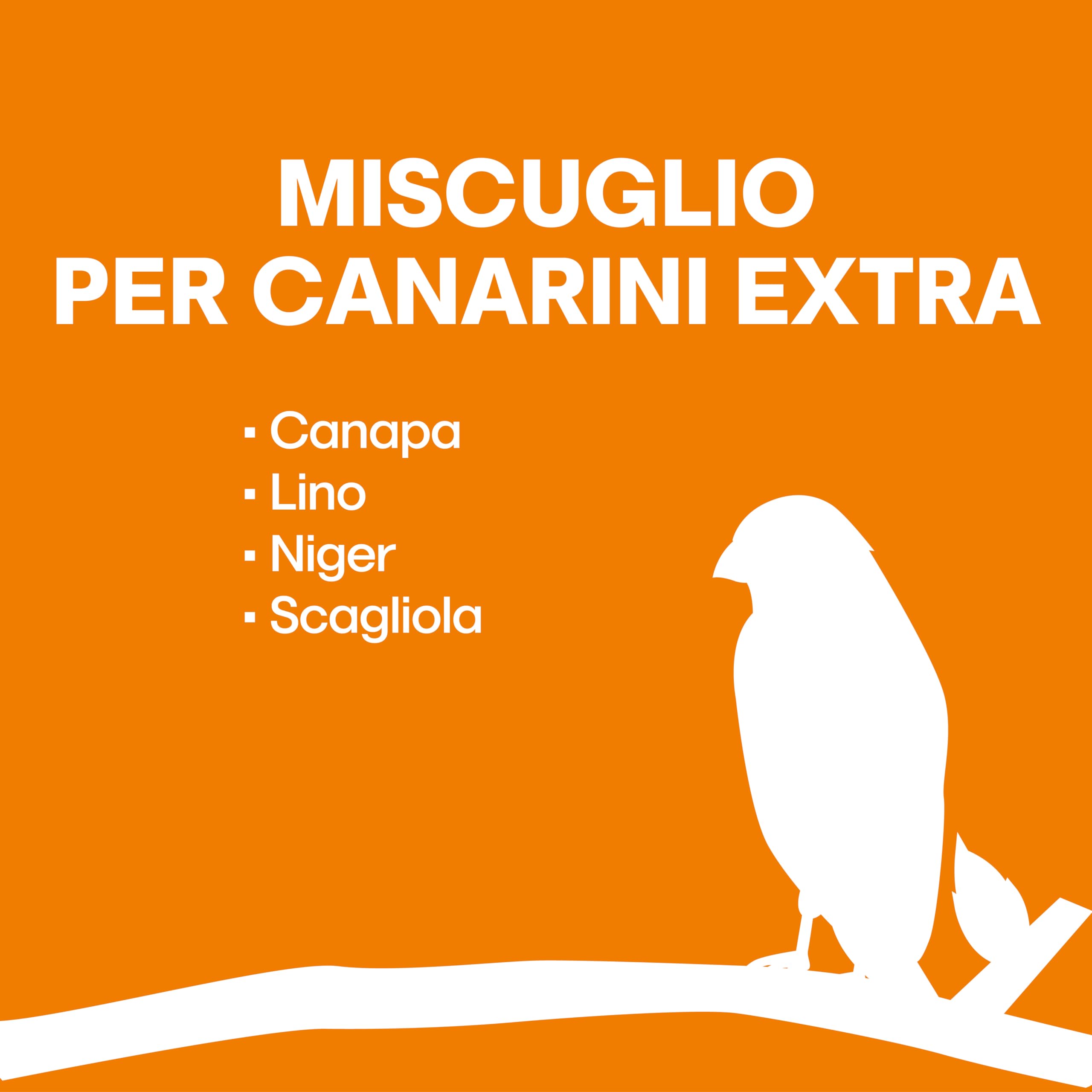 Il Contadino - Antichi Becchimi | MISCUGLIO per CANARINI EXTRA | Formula ricca di semi Selezionati adatta per tutto l'anno, No OGM, 100% Vegetale, Assenza di scarti. Qualità Superiore (20 Kg)