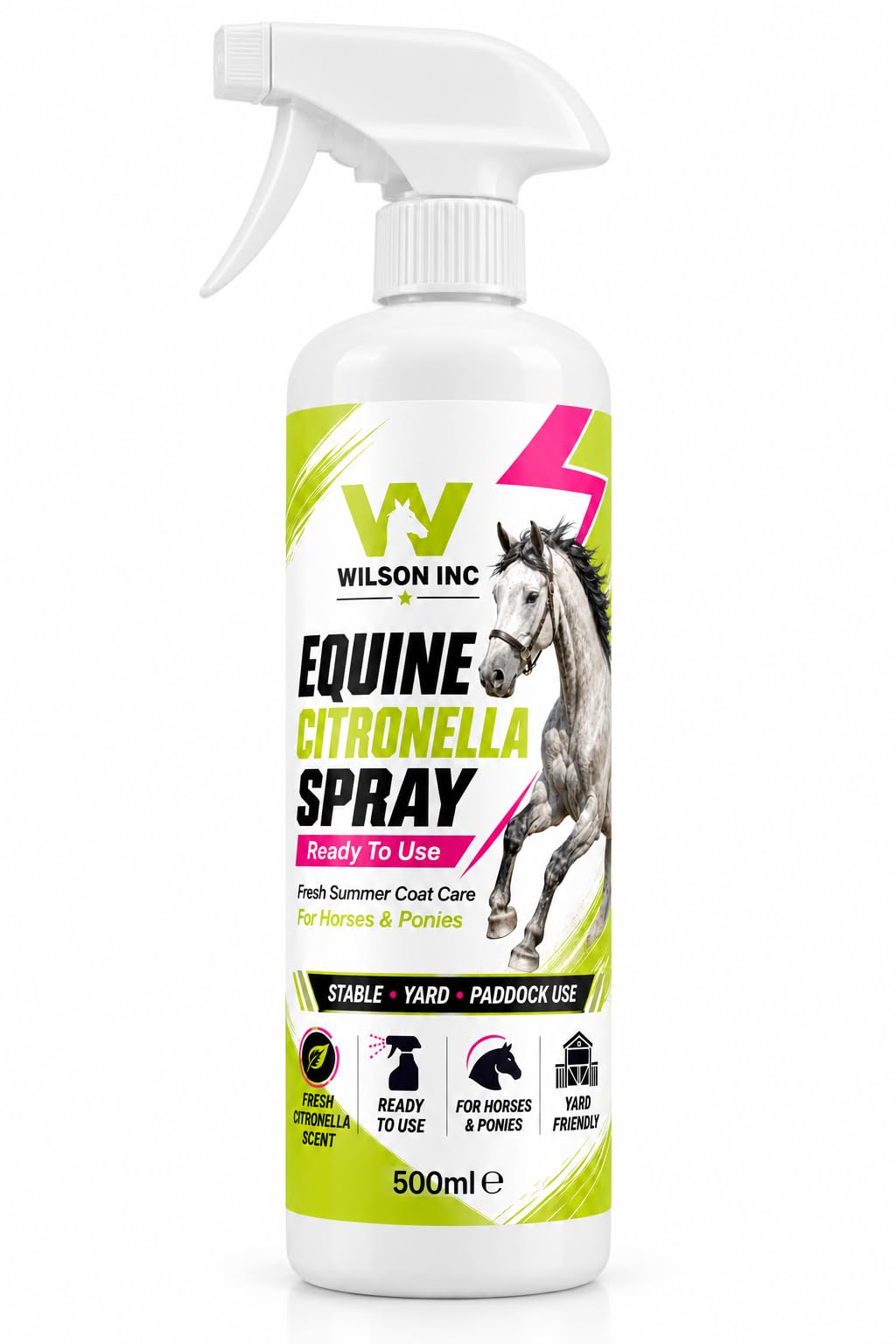 Citronella Spray for Horses & Ponies - 250ml – Equine Summer Coat Spray with Citronella – Horse & Stable Essential