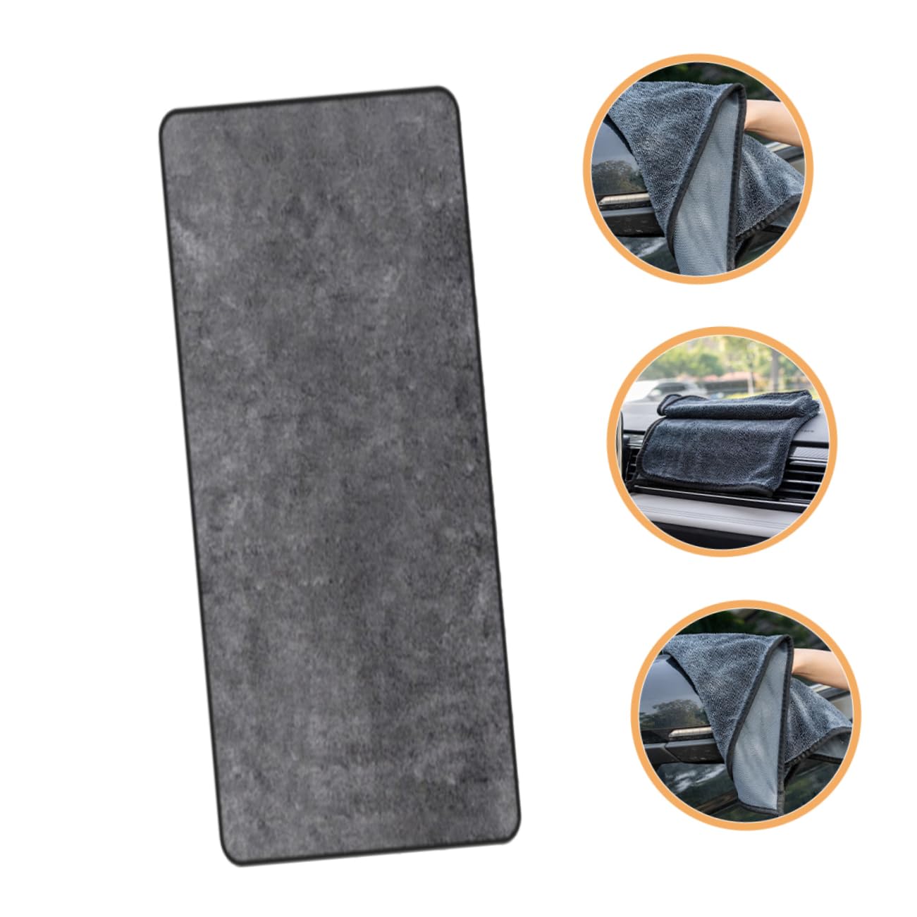 CHILDWEET Multifunktionales Saugfähig Autowaschtuch 60x160cm Mikrofaser Extra ohne Wasserflecken und Schonende Lackpflege für Autowäsche