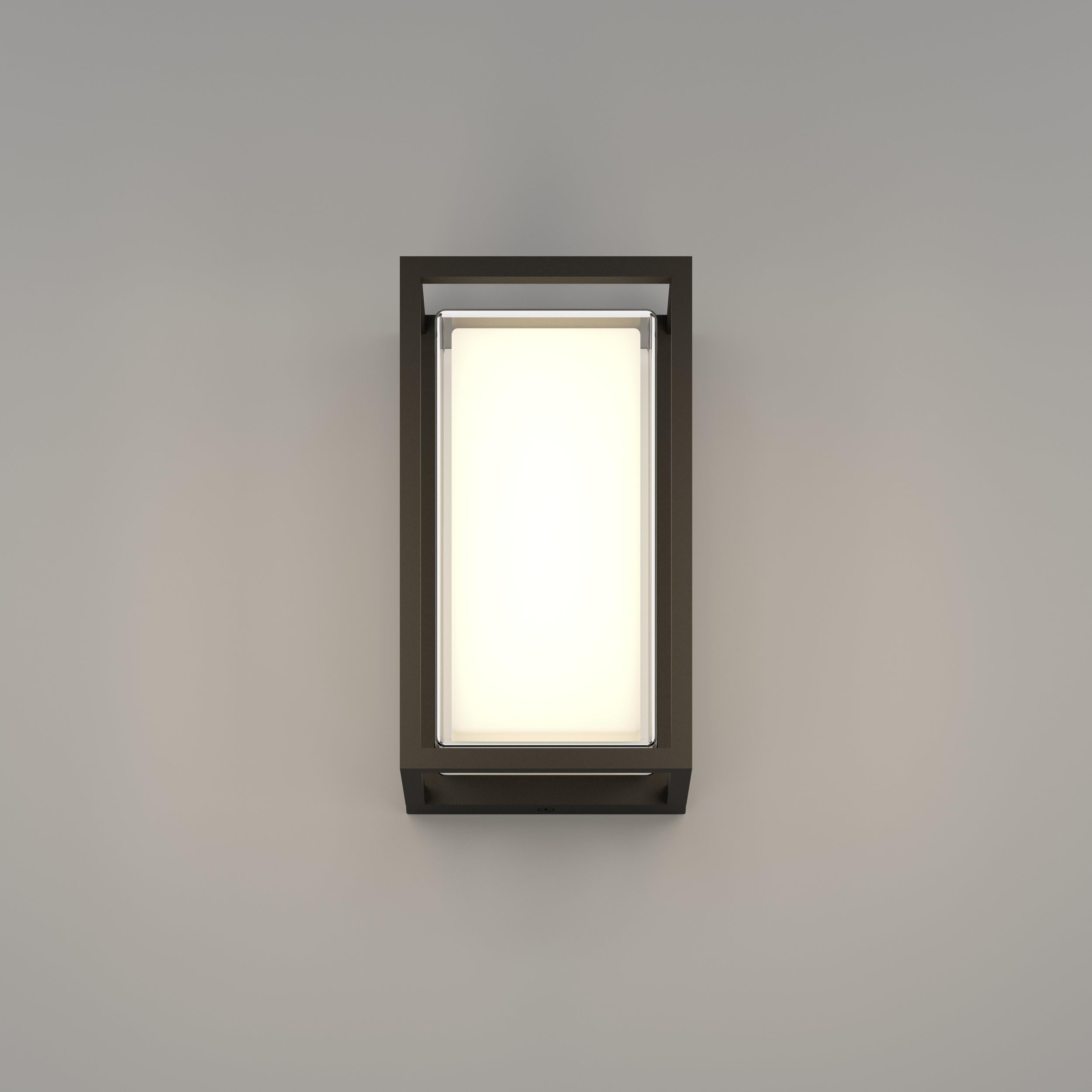 EGLO LED Wandleuchte außen Grottazzolina, Außenlampe mit Bewegungsmelder | Außenleuchte mit Rahmen aus Aluminium in Schwarz, warmweiß - neutralweiß - kaltweiß, IP65