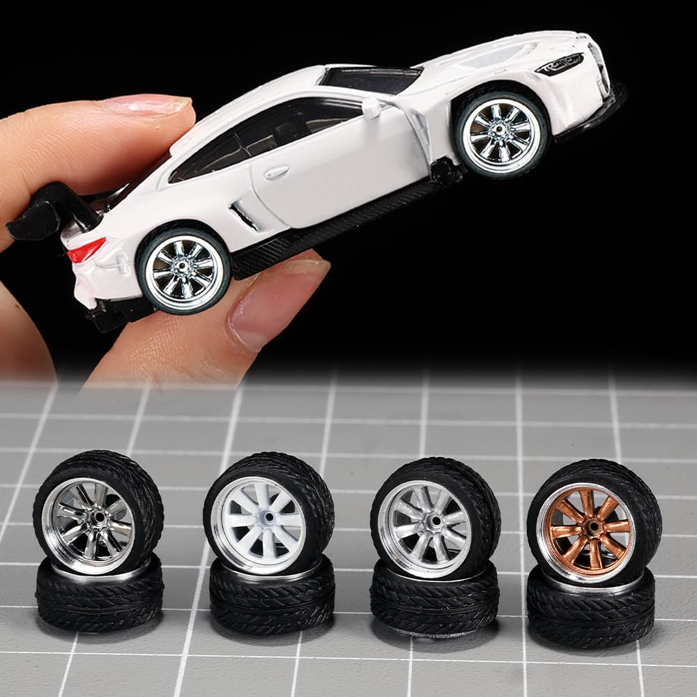 Amazon.com: WAVEIST 1/64 Wheels and Tires,Real Riders Series