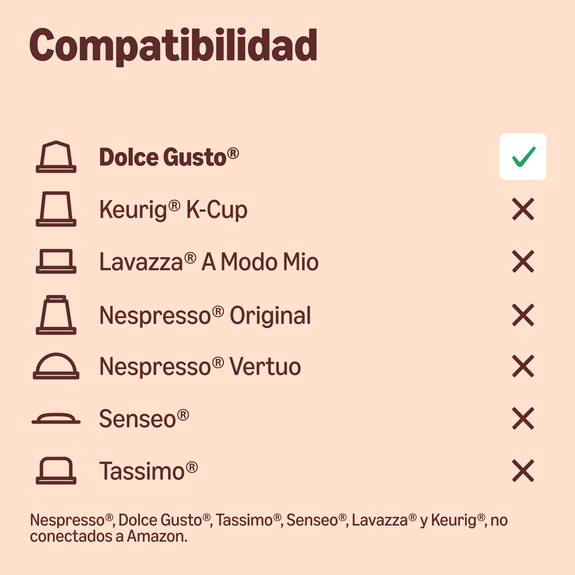 by Amazon Cápsulas De Café Lungo, en cápsulas compatibles con dolce gusto, 48 cápsulas (3 paquetes de 16)
