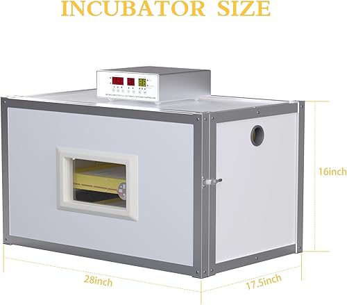 Miniatura 2 de Incubadora de huevos, incubadora de huevos de granja con giro automático de huevos y control de humedad, máquina industrial de crianza de pollo,