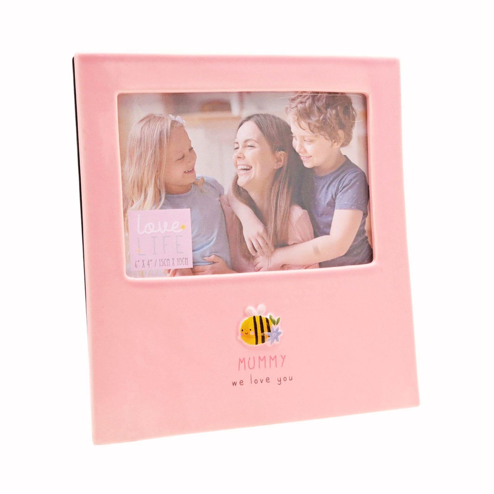Love Life Photo Frame - Pink - 4x6