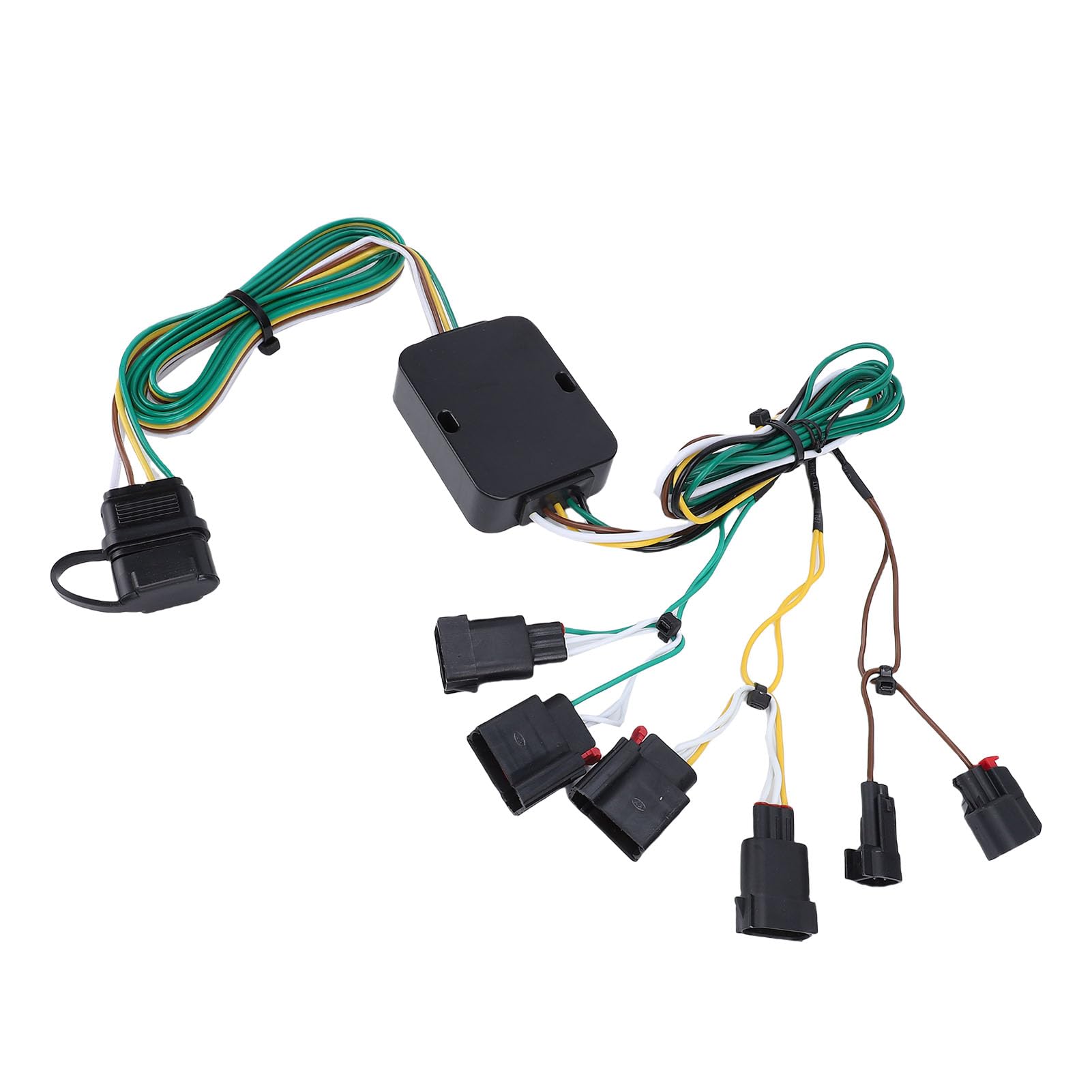 Jiawu Kit Cablaggio Rimorchio Laterale a 4 Pin 56426 118727, Installazione Plug and Play per 2014-2021, Espande la capacità di Traino, Ideale per Veicoli Ricreativi e Carico