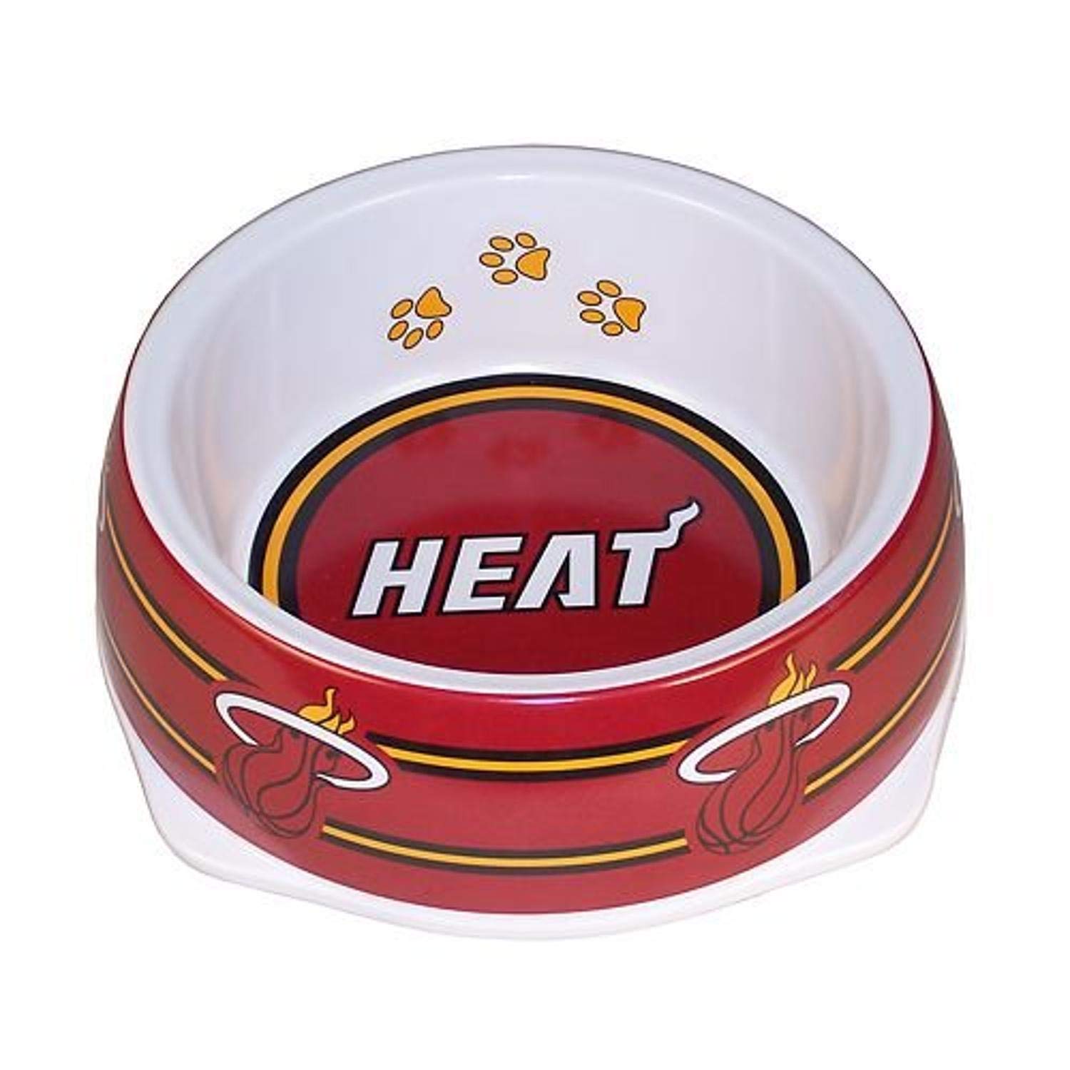 Sporty K9 NBA Miami Heat Pet Bowl, Large