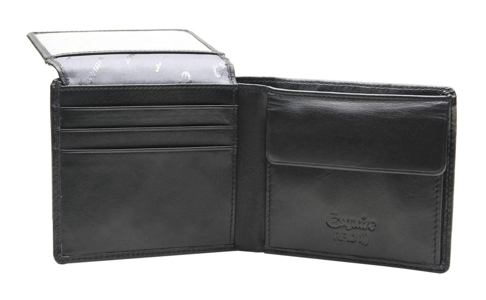Esquire Compact Geldbörse Leder 9 cm