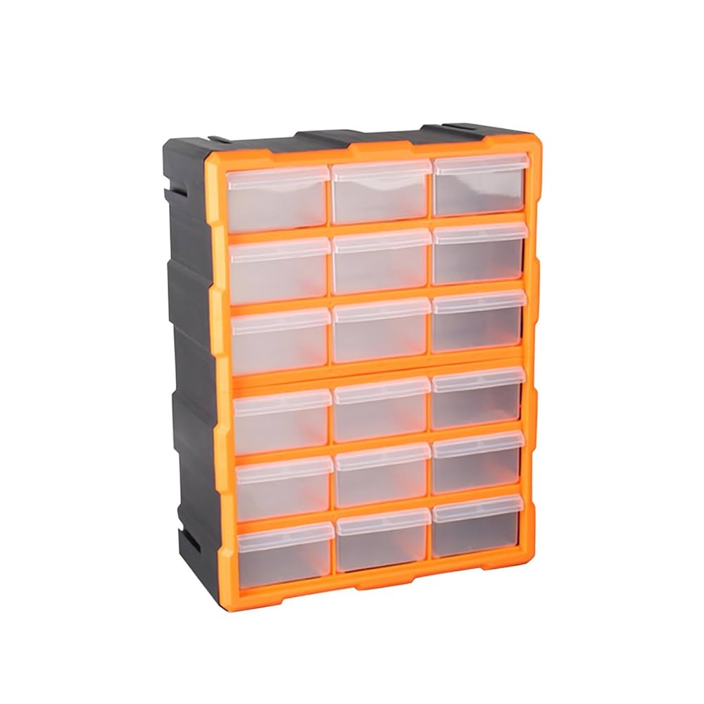 Amazon.co.jp: 18 Drawer Small Parts Organizer Craft Cabinet