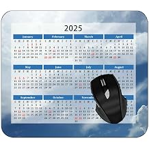 YENDOSTEEN Calendar 2025 Mouse Pad,Mouse Pad Game,SkyCloud Mouse Pad