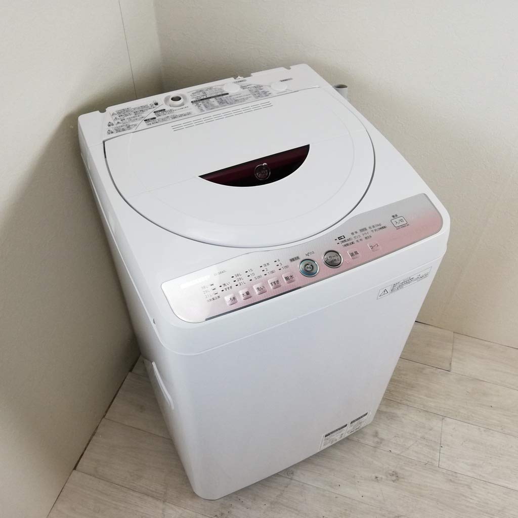 Amazon.co.jp: シャープ 全自動洗濯機 6Kg ピンク ES-GE60L-P : ホーム 