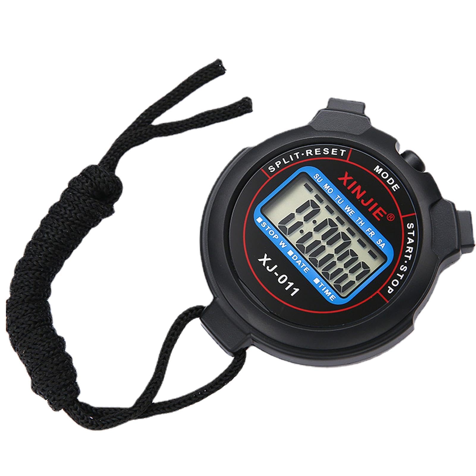 Stopwatch Timer - Digital Sports Stopwatch Timer | universals Professional Digital Stopwatch Timer for Sports, Water Resistant Stop with Two Date Display Functions for Sports, Fitness Coaches
