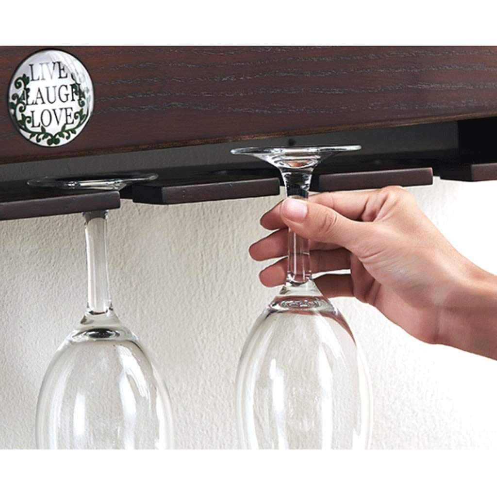 Neuheit Weinträger, Weinregale Hängen Hängende Wand Retro Weinregale Haushalt Auf Den Kopf Stehender Wein Glashalter Kreative Ornamente Becher Holder Für Bars Restaurküchen/B/23.5 X 13 X 70Cm