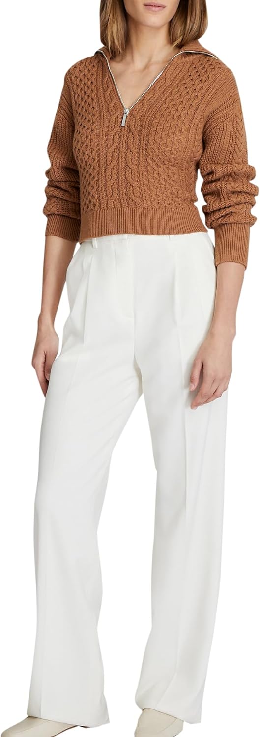 Club Monaco Women's Oversized V Neck Sweater