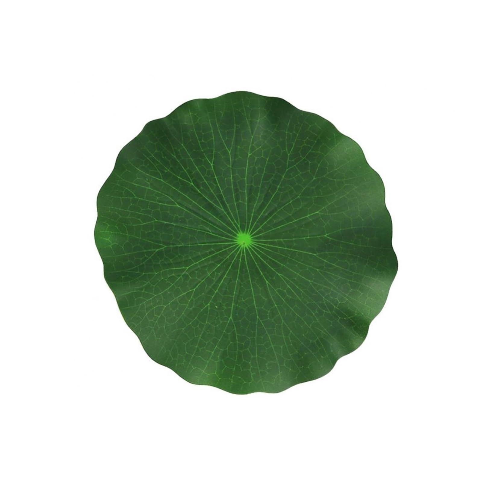 FJQFHH Artificial Lotus Flower, Artificial Floating Lotus Leaves 2PC With Fake Foliage Pond Decor10-28cm(28cm)