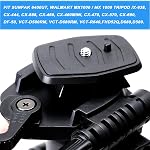 2 Pack 35 mm Tripod Quick Release Plate Camera Tripod Mount Adapter, QR Pate Camera Mounting Tripod Ball Head Parts Replacement for Quantaray Sunpak 5800d 7000tm Slik Walmart MX1000 QR-57 QB-4W
