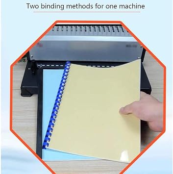 Binding Machine Comb 21 Hole Financial Binding Machine Apron Clip Strip Punching Binding Machine A3/A4 Paper Document Binding Machine Beading Edge Strip Punching Machine