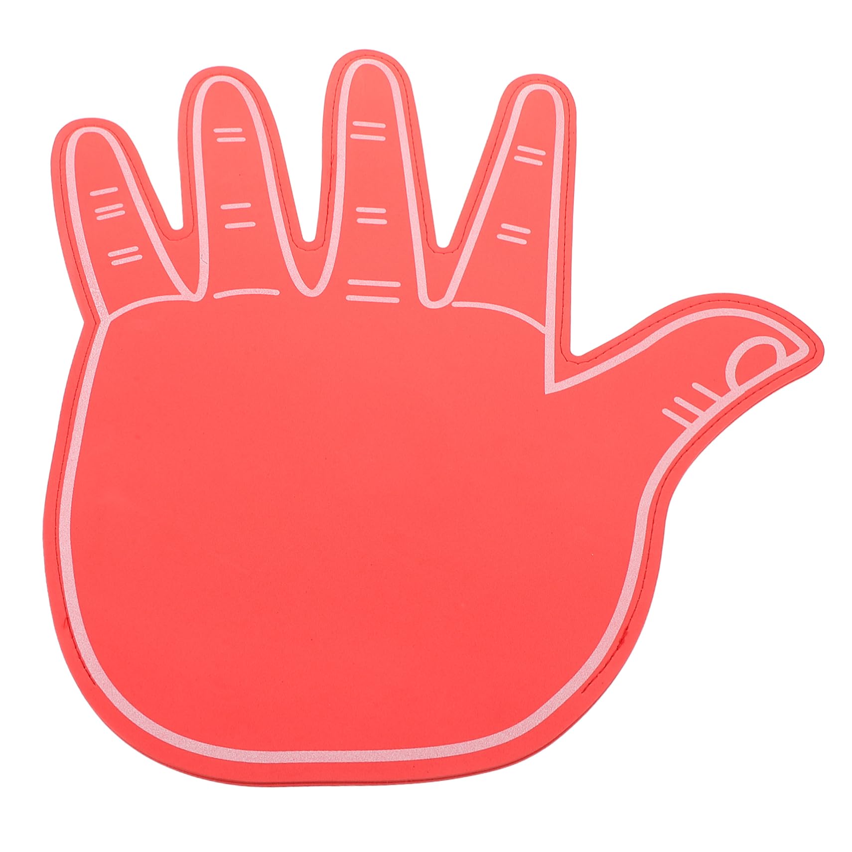 Giant Foam Hand for Cheerleading Red Eva Foam Finger Gloves Soft Sports Fan Accessory for Events Celebrations Unique Design for Excitement Fun