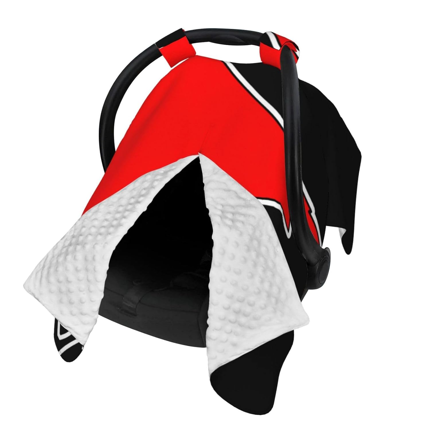 The Northern Cardinal Bird Baby Car Seat Cover & Breastfeeding Nursing Cover - Breathable Stretch Fabric Multi-Use Nursing Cover for Breastfeeding