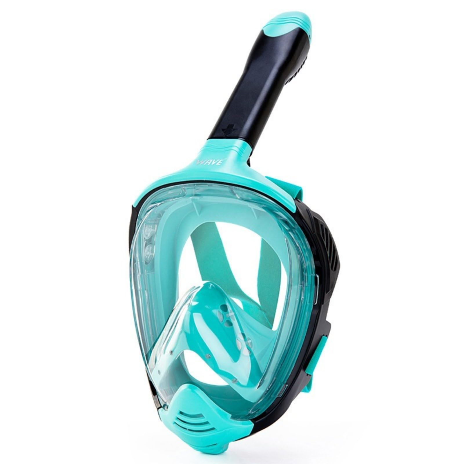 TISHITA Máscara de Snorkel de Cara Completa Gafas de Buceo de Cobertura Total Tubo Seco Lentes PC Plegable Silicona Suave con Respiración Natural y Ajuste