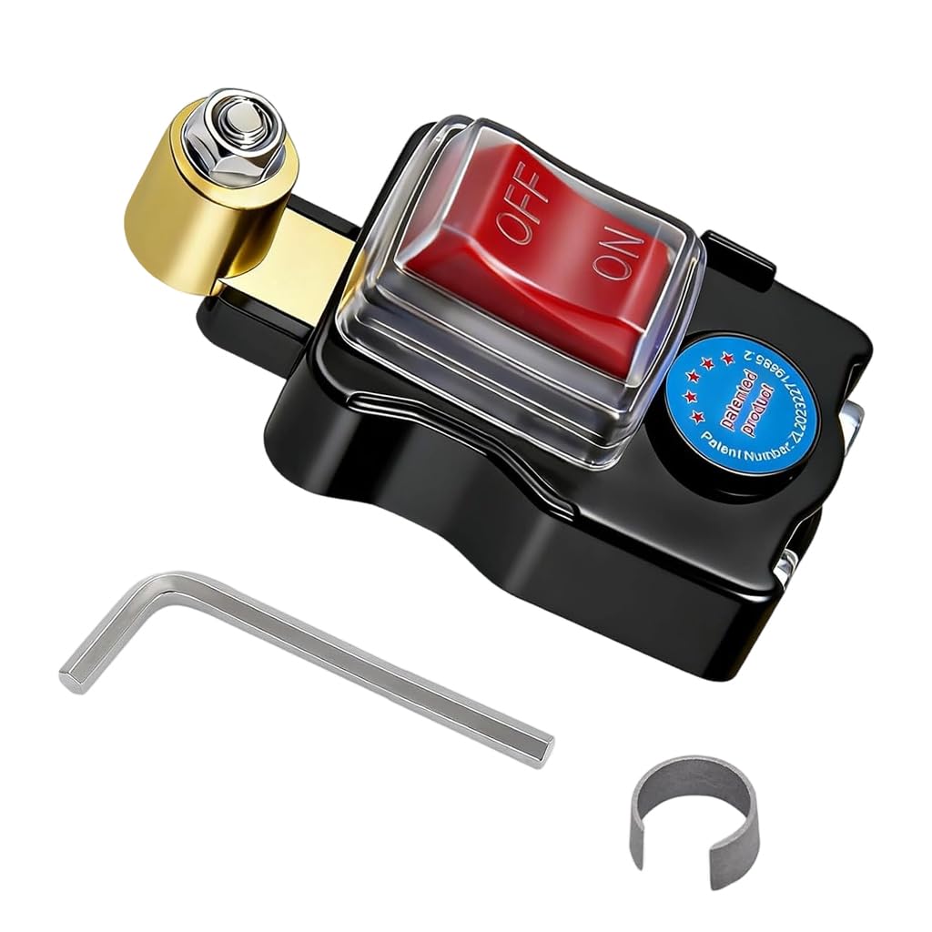 STHIRA® Car Battery Power Cut Off Switch Pure Copper Battery Disconnect Switch Stable Transmission for Car Truck Boat RV-image-17