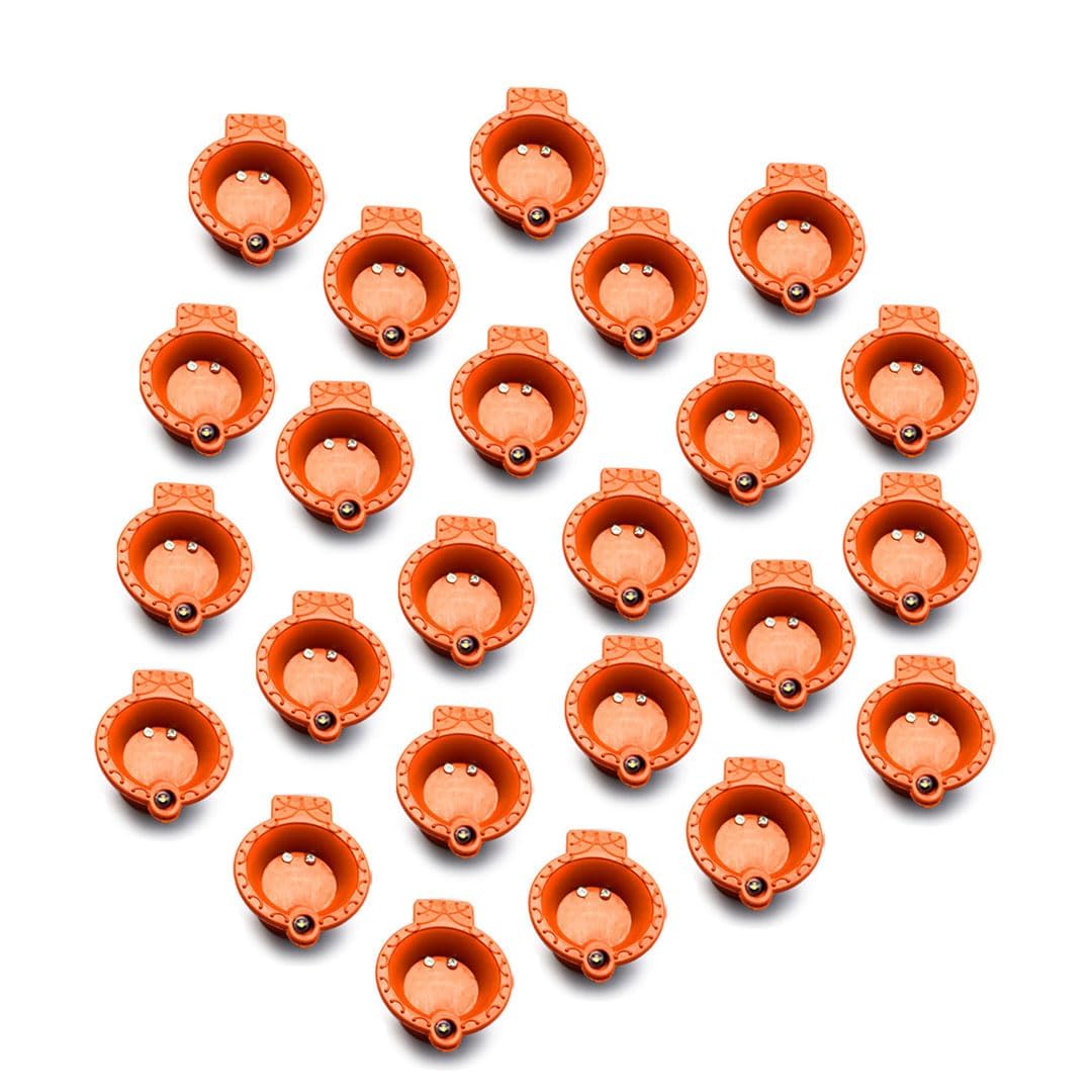 LUXELOOM Water Sensor Electric LED Diyas Plastic Flameless & Smokeless LED Diwali Light Diya Warm Tea Ligth Candles for All Festivals,Christmas,Home Decorators Led Diwali Diya (Pack of 24) (B0DGQDY4C2) Amazon Price History, Amazon Price Tracker