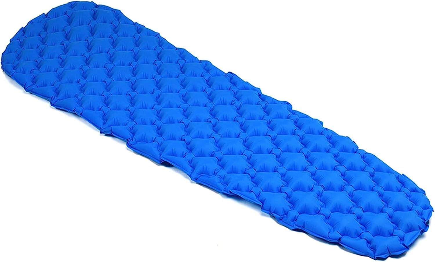 Satisure Materasso Ad Aria Da Campeggio - 196x69x9 Cm, Ultraleggero, Impermeabile, Con Pompa A Pedale Integrata