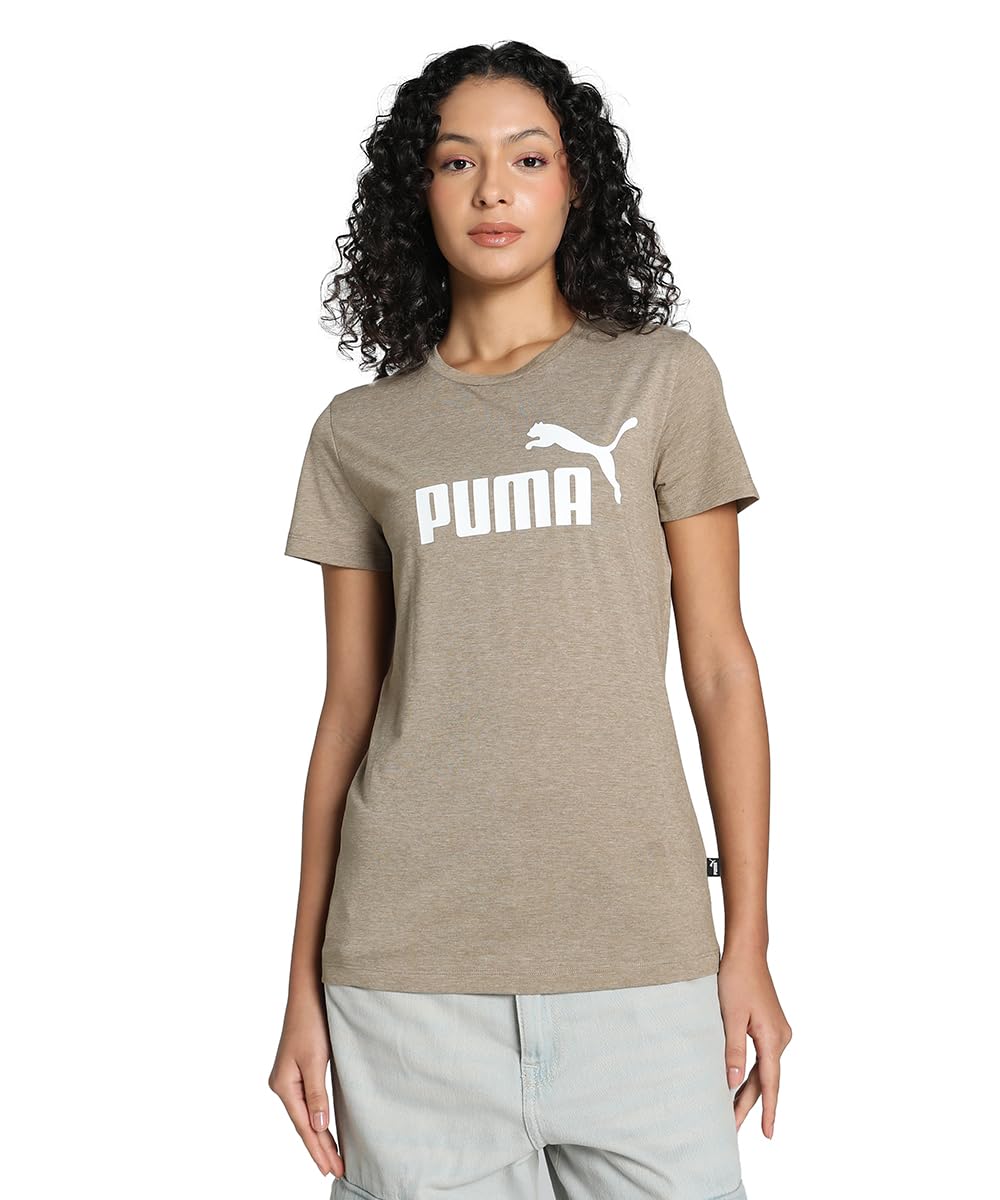 PUMA ESS Logo Heather Tee