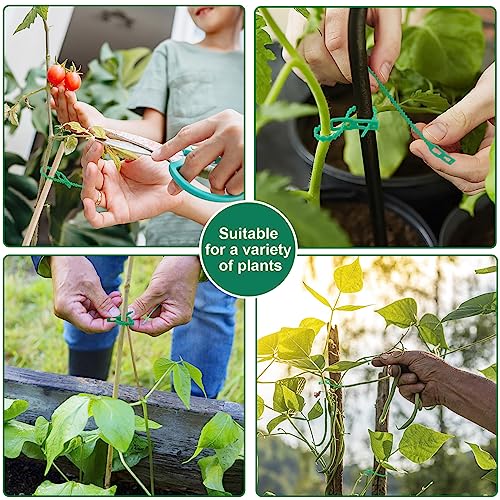 200 Piezas Cintas Ajustables para Plantas de Jardín miniatura 5