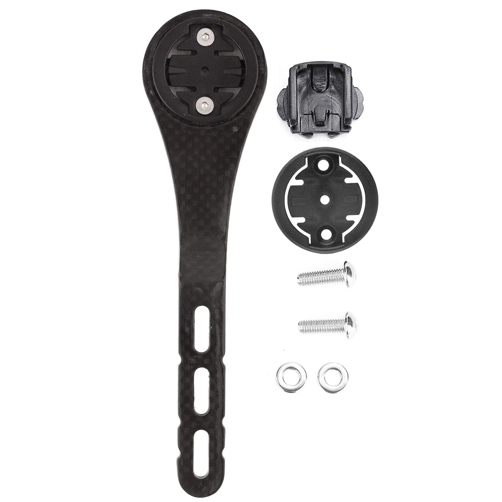 VGEBY Stem Extension Mount, Carbon Fiber GPS Computer Handle Out-Front Mount Out Front Mount Soporte para Bicicleta para 1040 Stem Mount Stem Mount