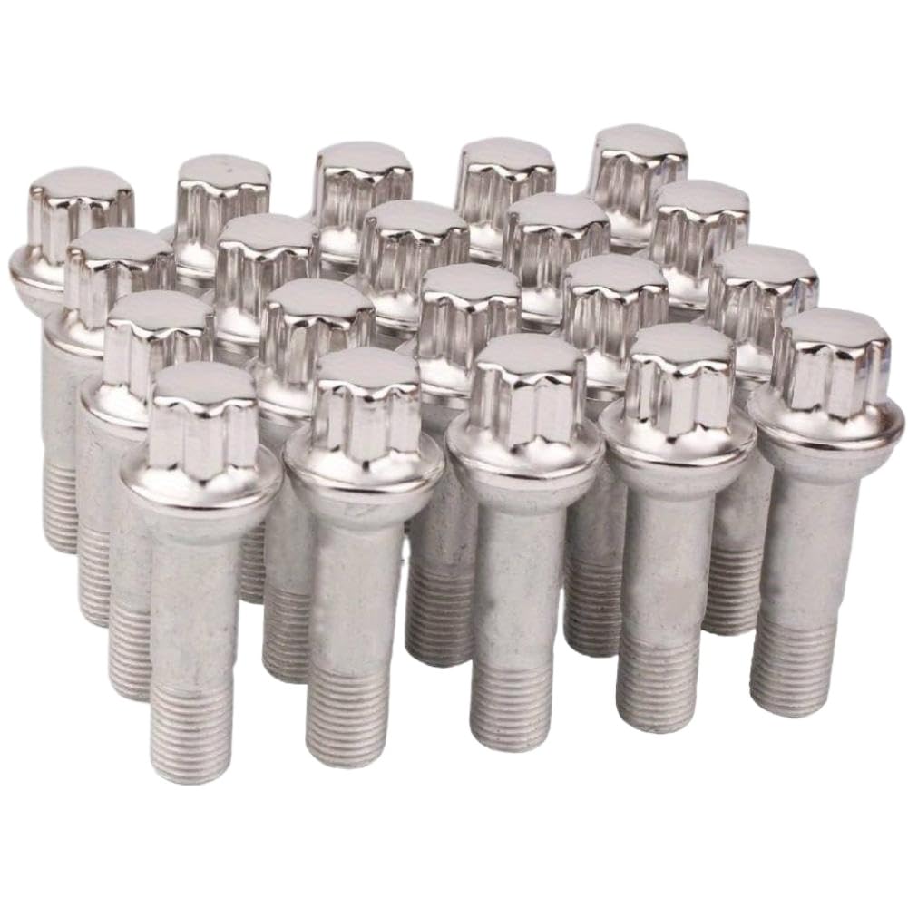 14mm x 1.5 ホイールラグボルト 20 個 ML500 ML350 GLK350 CL500 GL450 S550 CL63