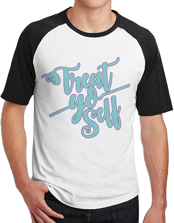 Amazon Co Jp メンズ Tシャツ青色文字 英語 半袖 リンガー Tシャツ オリジナストリートカットソー ファッション