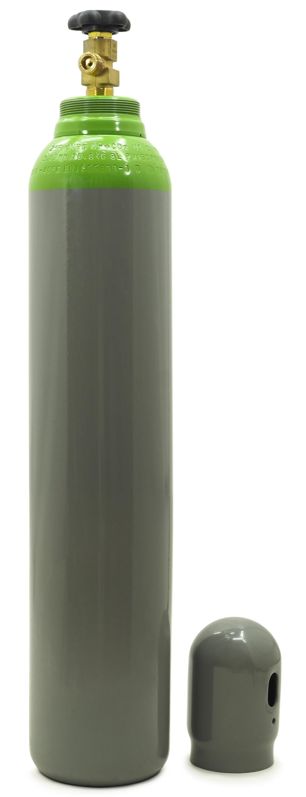 Gasflasche Gas Bottle Welding Gas MIX Argon (82%) + CO2 (18%) Mixed 1.4 m³ 8 Litres 150 bar MIG TIG WIG Schweissgas Gemischt