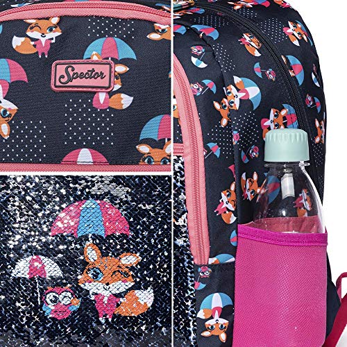 Kit Mochila + Estojo Spector de Raposa