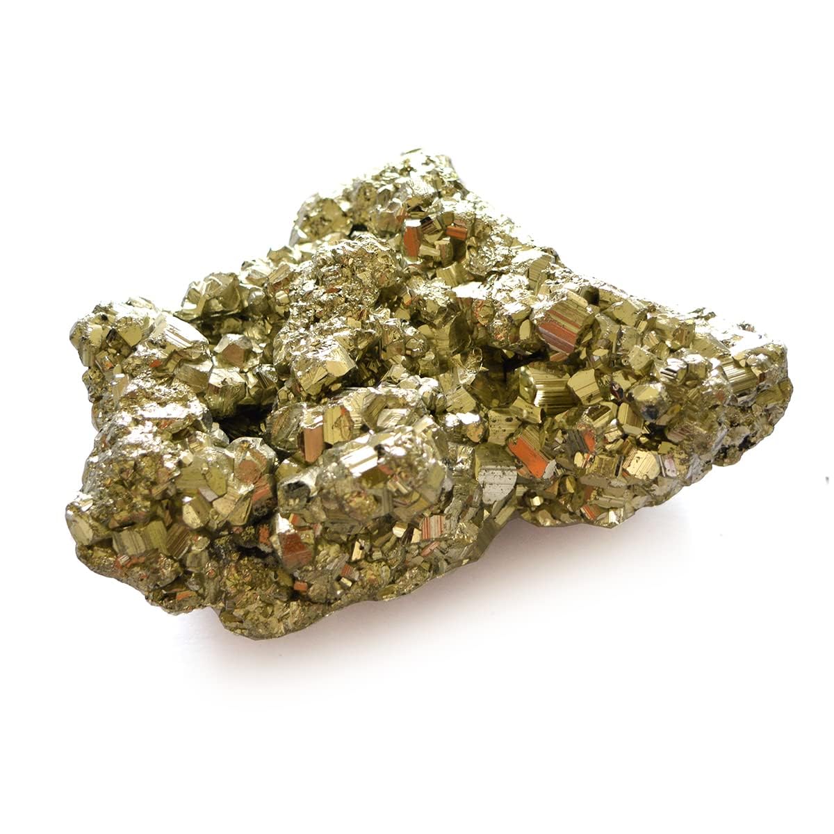 Shivalays Natural Golden Pyrite Row Stone 30-40 Gram, Money Magnet Stone-image-3