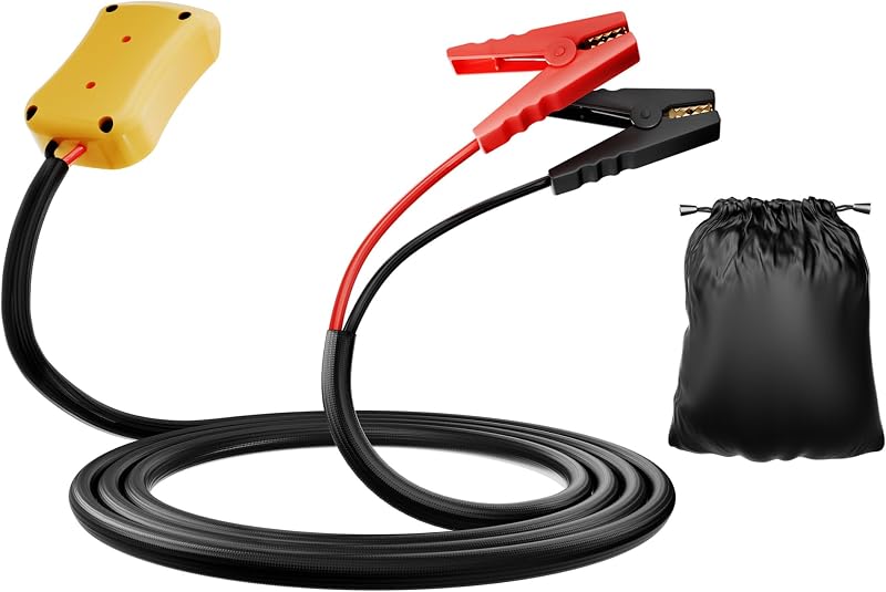 Cabos de Transferência com Adaptador BATADAPTER para Bateria Dewalt 20 V, 8 AWG, 0,61 m – DW-JC-0.5