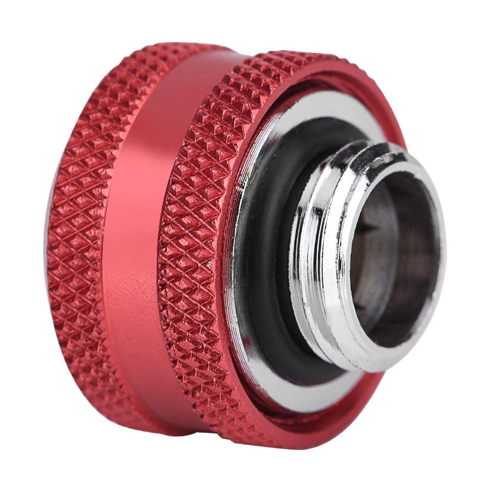 Akozon Confezione da 4 Raccordi a Compressione per Raffreddamento Ad Acqua, Adatti per in Acrilico Rigido con Diametro Esterno di 16 Mm con Anelli di Tenuta a Tre Strati