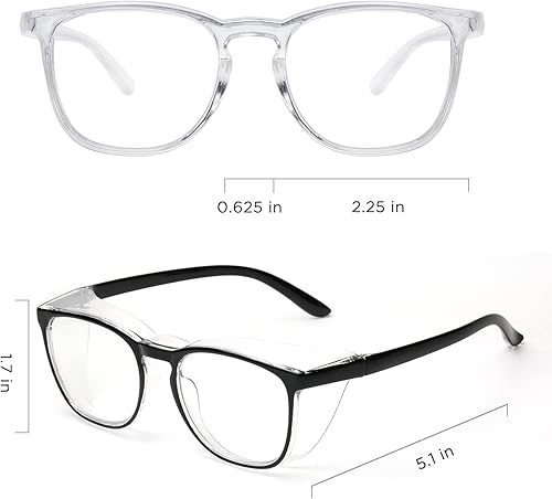 Miniatura 9 de JOO'RTI Gafas de seguridad antivaho con luz azul, gafas protectoras antipolvo para mujeres y hombres