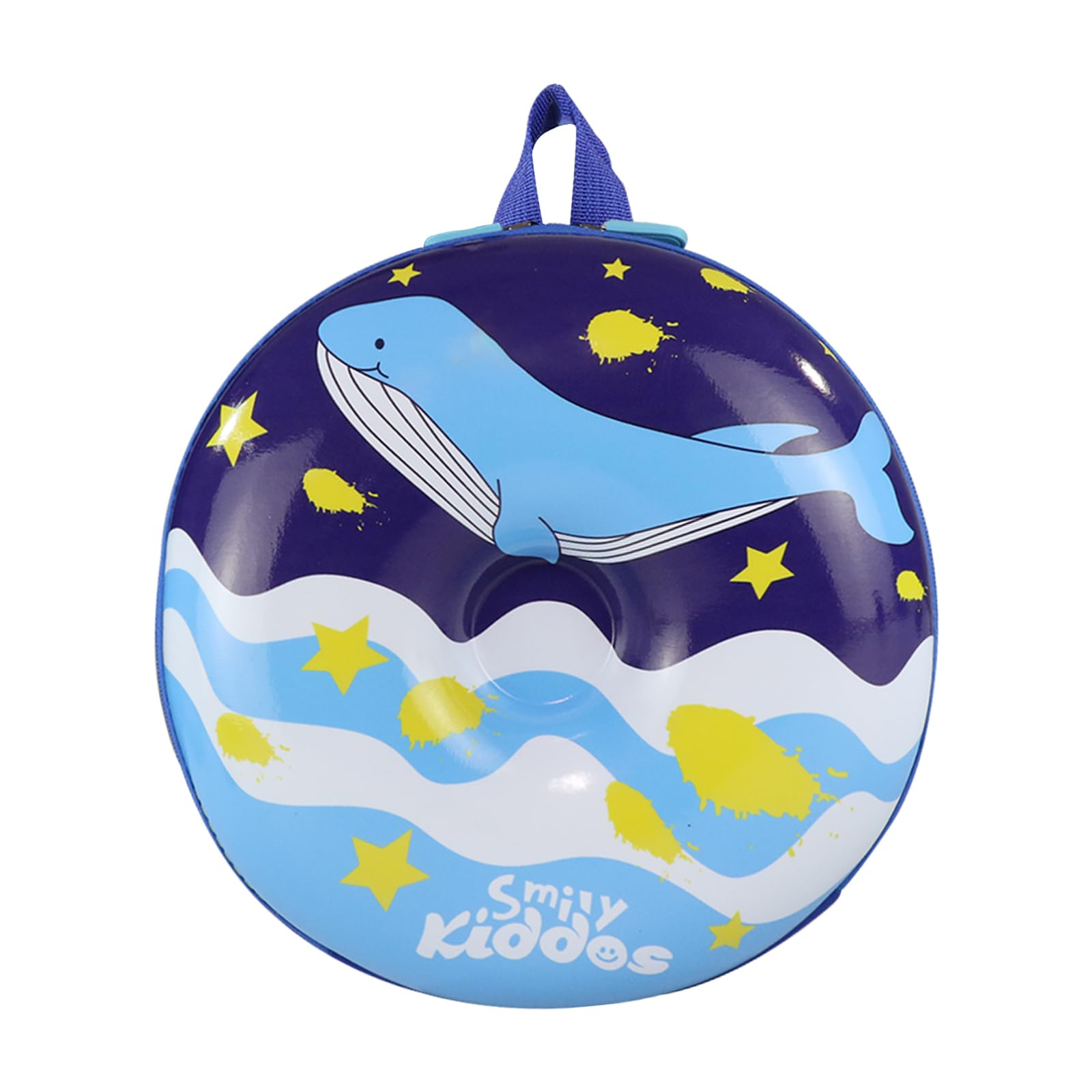 Smily Kiddos 6 ltrs Donut Eva backpack - Ocean Theme Blue